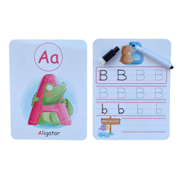 اكتب وامسح - الحروف الإنجليزية