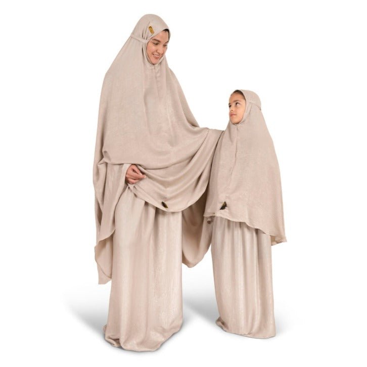 طقم صلاة الأميرة المسلمة - وردي