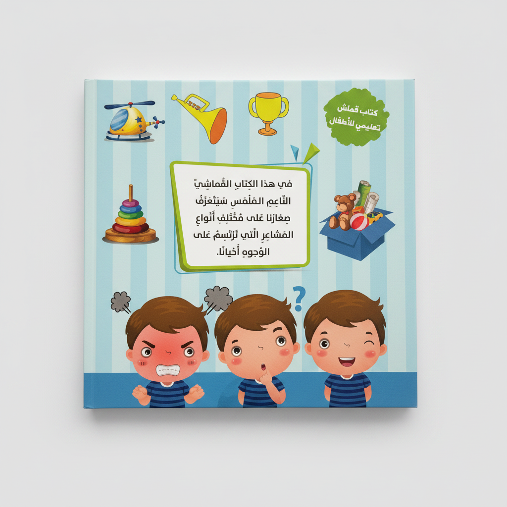كتابي الأول - مشاعري - الكتب القماشية