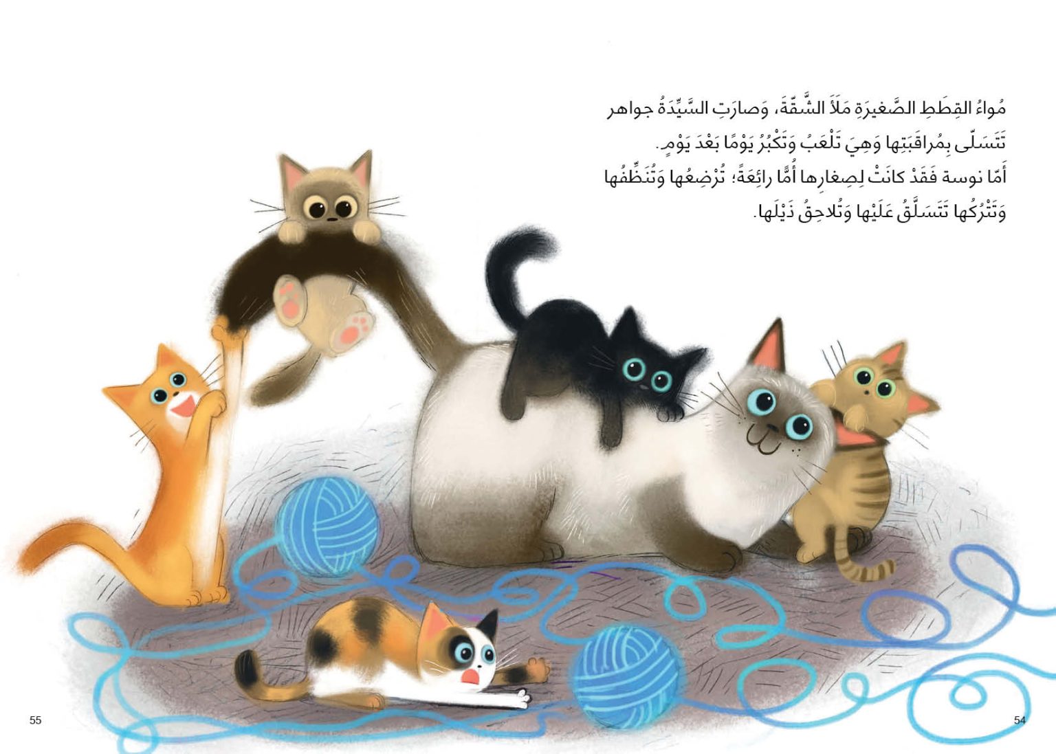 السيدة جواهر صديقة القطط