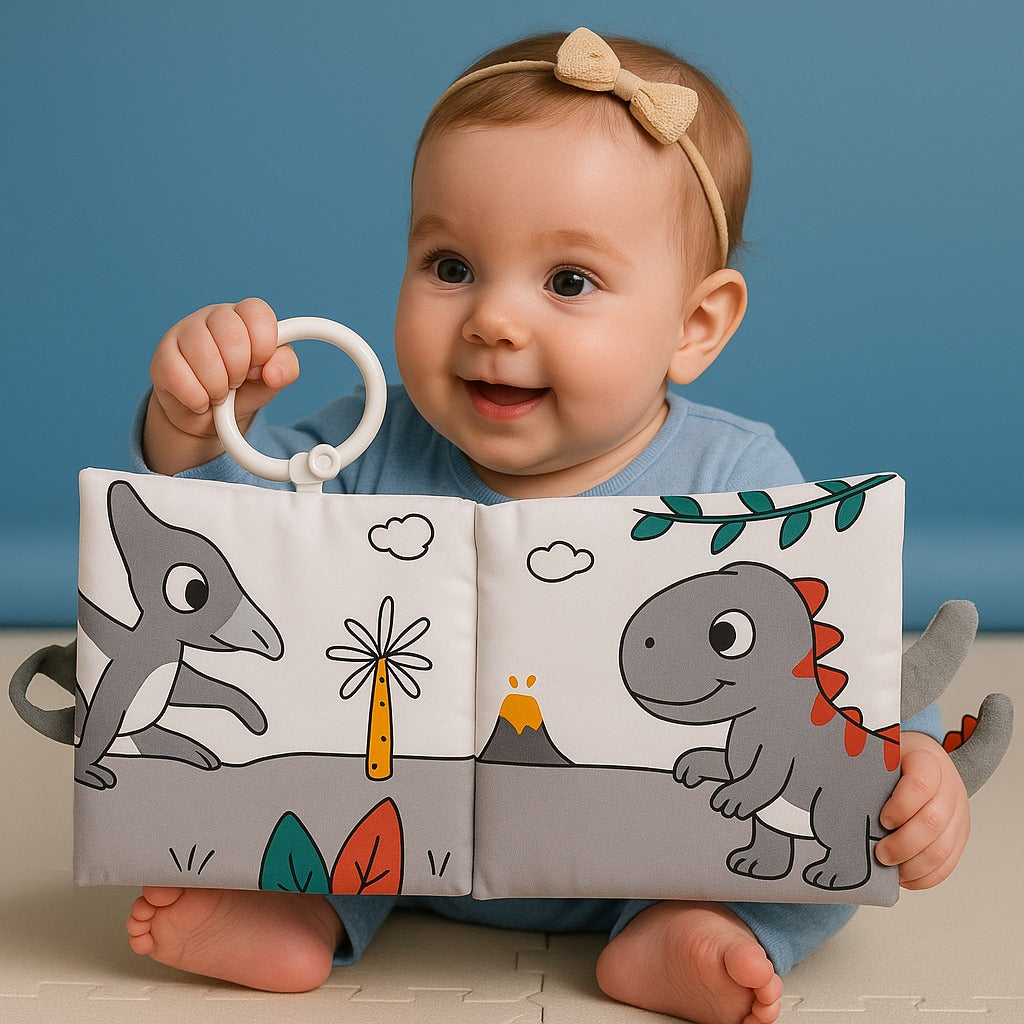 كتاب الديناصورات - قماشي