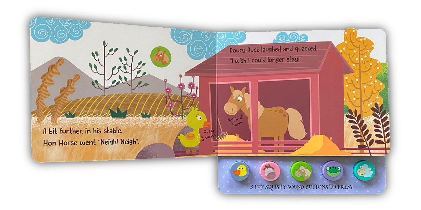 Squishy Sound Book- Doucy Duck on the Farm