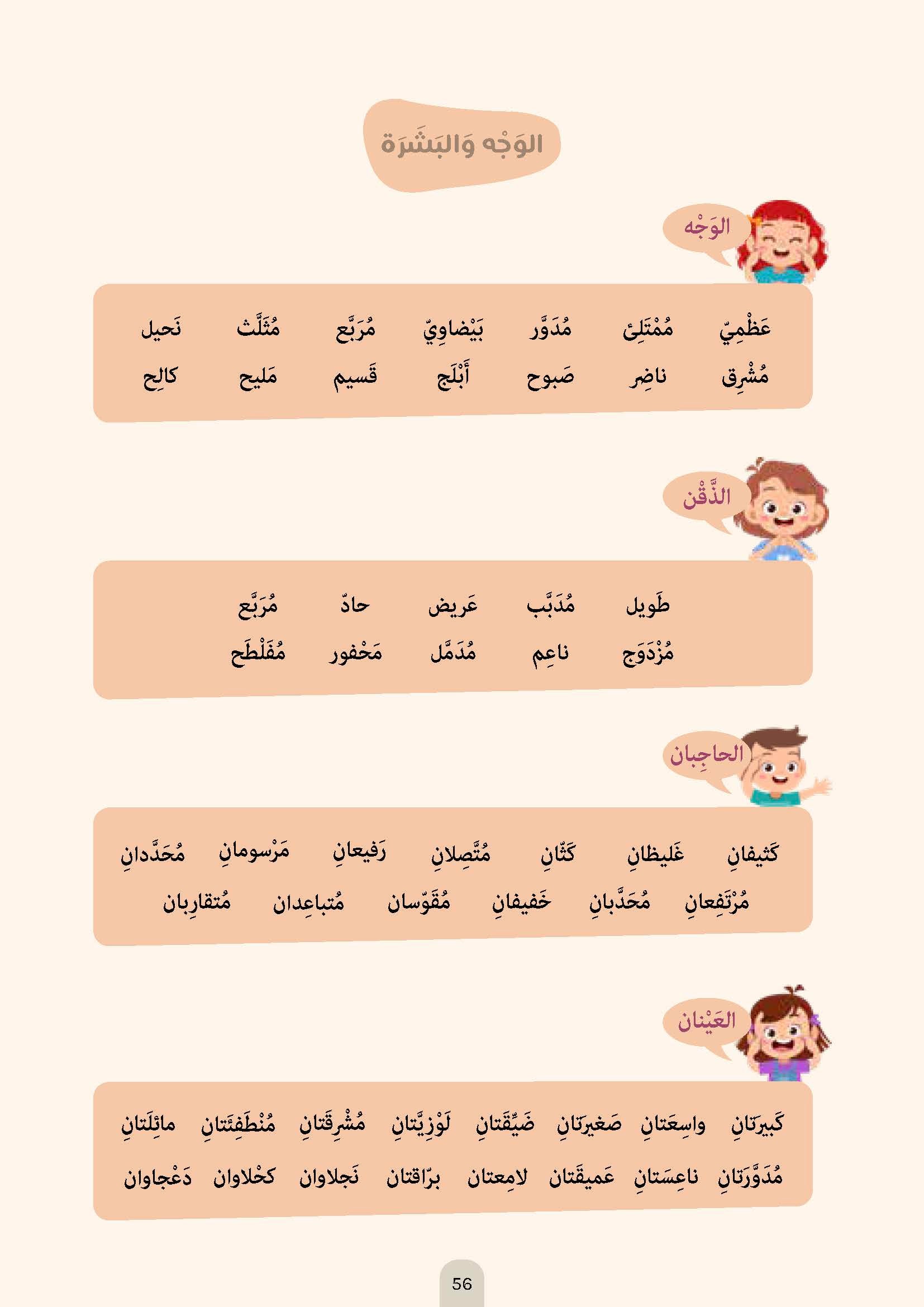 معجم الكلمات والعبارات الوصفية