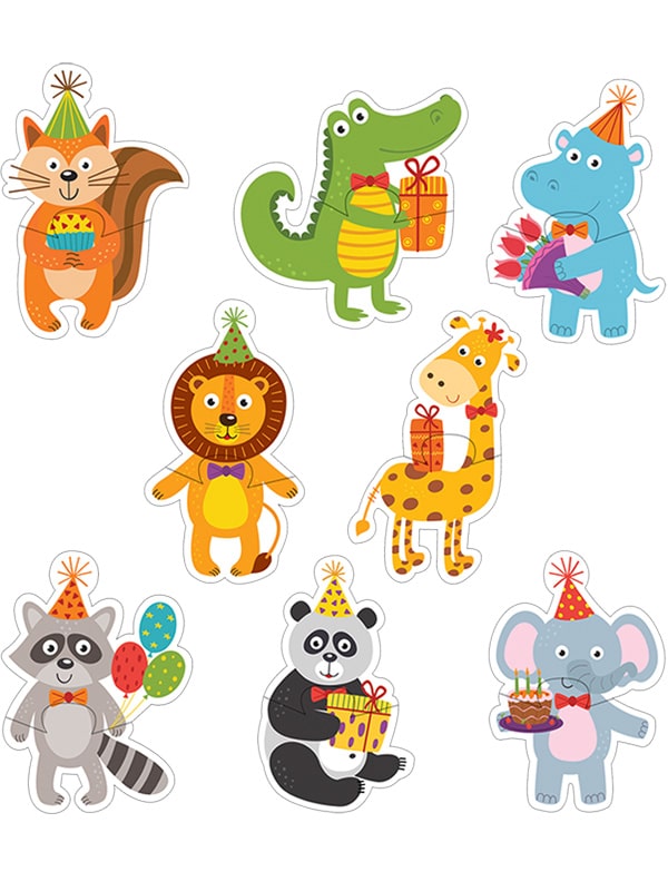 لعبة كتاب لاصق - حيوانات الغابة