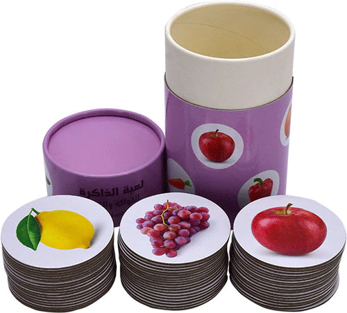 لعبة الذاكرة - الفواكه والخضار